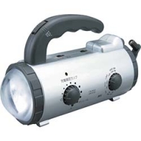 IRIS  JTL-20 ＩＲＩＳ　防災用品　手回し充電ラジオライト　ＪＴＬ－２０　シルバー