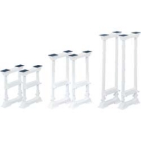 IRIS  SP-45W ＩＲＩＳ　家具転倒防止伸縮棒Ｍ　（高さ４５～７０ｃｍ・Ｈ型）　２本セット