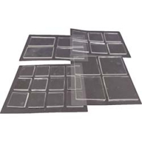 （株）エクシール 100-3 エクシール　耐震ゲル　転倒防止シート　１００Ｘ１００Ｘ３ｍｍ（角型）