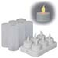 日本日动 NICHIDO YLC-6P 日動　充電式ＬＥＤキャンドル　ゆらぎ　（６個入）