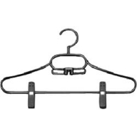 IRIS  RFH-42DC ＩＲＩＳ　連結フックハンガー４２ｃｍ　ＤＸクリップ付　ＲＦＨ－４２ＤＣ　ブラック