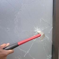 （株）光 BGF4230 光　防犯フィルム　凹凸ガラス用２ｐ　Ｗ２８０×Ｈ４１０