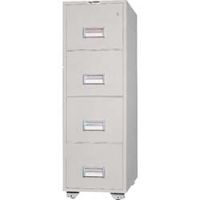 日本アイ・エス・ケイ（株） B4-4D キング　耐火ファイリングキャビネット　ホワイト