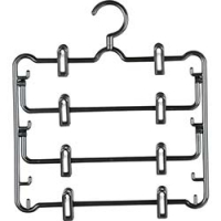 IRIS  SHN-4 ＩＲＩＳ　スカートハンガー４段　ＳＨＮ－４　ブラック