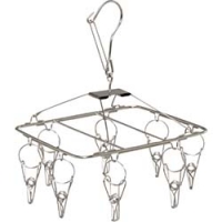 IRIS  PIH-8S ＩＲＩＳ　ステンレス角ハンガーピンチ　８個付き