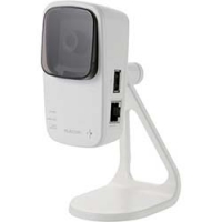 日本 ELECOM  NCC-EWF100RMWH2 エレコム　中継機能付きネットワークカメラ　３００Ｍｂｐｓ　１１ｎ　ｍｉｃｒｏＳＤスロット＋マイク機能搭載