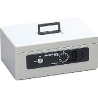 IRIS  SBX-36-GY ＩＲＩＳ　手提げ金庫　セイフティボックス　３５７×２５５×１５２　グレー