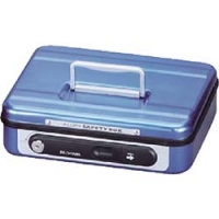 IRIS  ASB-080-B ＩＲＩＳ　アルミセ－フティボックス　２７０×２２０×８０　ブルー