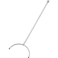 （株）日本緑十字社 352052 緑十字　刺股（さすまた）　全長１８２０　輪直径４９０ｍｍ　アルミ＋ステンレス製