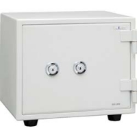 （株）エーコー ES-9-2KW エーコー　Ｗシリンダー式小型耐火金庫