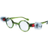 アドレンズ・ジャパン（株） POV-GN アドレンズ　Ｐ．Ｏ．Ｖ　防災用メガネ　グリーン