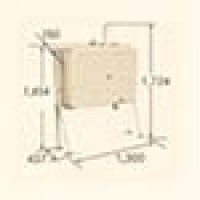 （株）コロナ TC-201XE コロナ　石油タンク（屋外用　１９８Ｌ　壁ピタイプ）