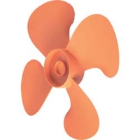 日本中山 TRUSCO  TF-45-10 ＴＲＵＳＣＯ　工場扇用樹脂製ハネ　４５ｃｍ　穴径１０Φ用