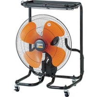 日本中山 TRUSCO  TFZPA-45T ＴＲＵＳＣＯ　全閉式アルミハネ工場扇　ゼフィール　トレー付キャスタータイプ