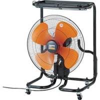 日本中山 TRUSCO  TFZP-45T ＴＲＵＳＣＯ　４５ＣＭ全閉式工場扇　ゼフィール　トレー付キャスタータイプ