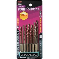 日本 TASCO ミツトモ 26026 ＲＥＬＩＥＦ　六角軸ドリル組　コバルトハイス鋼　２．０～５．０ｍｍ　１３本組