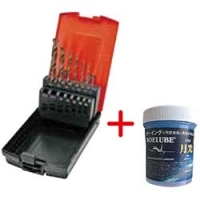 （株）ビック・ツール GK-7P-SSS ＢＩＣ　ＴＯＯＬ　月光ドリル　月光ドリルタップ下穴７本＋切削油「月光」セット