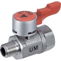 日本中山 TRUSCO  UM-1011 ＴＲＵＳＣＯ　ボールバルブ外内ネジ用Ｒ×Ｒｃ１／８