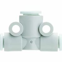 ＳＭＣ（株） 10-KQ2T08-10A ＳＭＣ　ワンタッチ管継手－異径チーズ１０－ＫＱ２