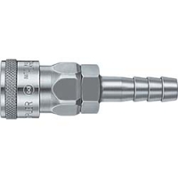 日東工器（株） 20SH 日東　ハイカプラ　鋼鉄製　ニトリルゴムＮＢＲ（ＳＧ）（ホース取付用ソケット）相手側１／４インチ　耐圧力２．０Ｍｐａ