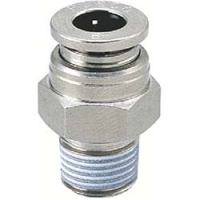 （株）日本ピスコ KC8-02-1-F ピスコ　チューブフィッティングブラス　ストレート　カバー無し　ＦＫＭ仕様