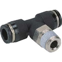 （株）日本ピスコ PB6-M6 ピスコ　チューブフィッティング　ティー　適合外径６×６　接続口径Ｍ６×１