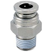 （株）日本ピスコ KC4M51 ピスコ　チューブフィッティングブラス　ストレート　カバー無