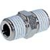 日本千代田 CHIYODA N-2M-2M-N チヨダ　ニップルメッキ付　Ｒ１／４・Ｒ１／４