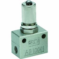 ＳＭＣ（株） 10-AS1000-M5 ＳＭＣ　標準タイプスピードコントローラ　インラインタイプ　クリーンシリーズ