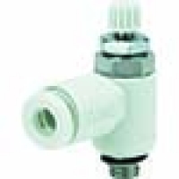 ＳＭＣ（株） 10-AS1201F-M3-04 ＳＭＣ　ワンタッチ管継手付スピードコントローラ　エルボタイプ　クリーンシリーズ