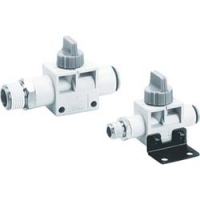 ＳＭＣ（株） VHK3-04S-12F ＳＭＣ　フィンガバルブ（３ポート）適用チューブ外径１２　接続口径Ｒ１／２