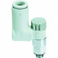 ＳＭＣ（株） AS3311F-03-10SA ＳＭＣ　プッシュロック式ワンタッチ管継手付スピードコントローラ