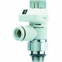 ＳＭＣ（株） AS2210-02-S ＳＭＣ　標準タイプスピードコントローラ　金属エルボタイプ