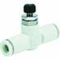 ＳＭＣ（株） AS2051FM-08 ＳＭＣ　低速制御用スピードコントローラ　ワンタッチ管継手付インラインタイプ