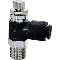 日本千代田 CHIYODA FS10R-04SC-0 チヨダ　ファイブＳＵＳスピードコントローラα　メーターアウト　１０ｍｍ・Ｒ１／２