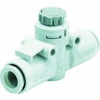 ＳＭＣ（株） AS2002F-06A ＳＭＣ　ワンタッチ管継手付スピコン／インラインタイプ