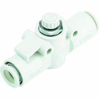 ＳＭＣ（株） 10-AS2052F-08 ＳＭＣ　ワンタッチ管継手付スピードコントローラ　インラインタイプ　クリーン