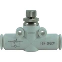 日本千代田 CHIYODA F6R-00SCW チヨダ　ファイブインラインスピードコントローラ　Ｗ（白）６ｍｍ