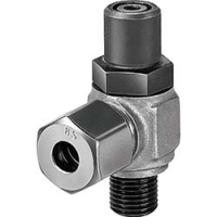 ロームヘルド・ハルダー（株） 9208182 ＲＯＥＭＨＥＬＤ　スイベル型流量絞り弁　Ｇ１／４　タイプＢ