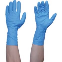 日本中山 TRUSCO  TGNN26BS ＴＲＵＳＣＯ　使い捨てニトリル手袋ＴＧストロング　０．２６　粉無青Ｓ　５０枚