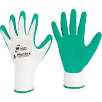 日本绿安全 MIDORI PLANTEX-NR-SENUKI-M ミドリ安全　ミドリ安全　プランテックスグローブ　天然ゴム背抜き　Ｍ