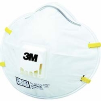 美国 3M  安全衛生製品事業部 8812J 2 ３Ｍ　使い捨て式防じんマスク　８８１２Ｊ　ＤＳ１　２枚入り　排気弁付き