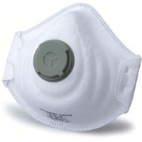 山本光学（株） 4400-B ＹＡＭＡＭＯＴＯ　使い捨て防じんマスク　ＤＳ２　排気弁付　サイドバンド式