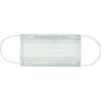 日本川西工业 KAWANISHI  7034W 川西　ノーズフィットマスク３ＰＬＹ　ホワイト　５０枚入り