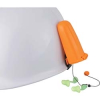 （株）トーヨーセフティー NO.1961-S トーヨーセフティ　ヘルメット取付用収納式耳栓