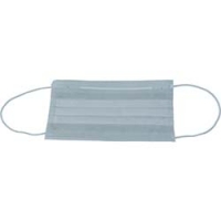 日本中山 TRUSCO  TEM1L-100 ＴＲＵＳＣＯ　作業用マスク（耳掛けタイプ）１層　　（１００枚入）