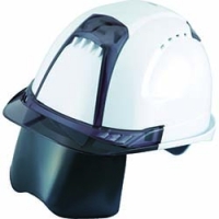 （株）トーヨーセフティー NO.391F-S-S-WH トーヨーセフティ　ヘルメット　ヴェンティープラス　シールド面付　白