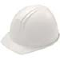 （株）谷沢製作所 0169-FZ-W タニザワ　ＡＢＳ製ヘルメット（前ひさし・溝付型）ＥＰＡ付　白