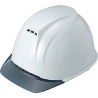 ユニット（株） 377-36WH ユニット　ヘルメット透明ひさし通気孔付（飛・墜）白　ＡＢＳ