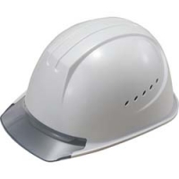 （株）谷沢製作所 1610JZVV2GR5 タニザワ　エアライト搭載ヘルメット通気孔付き（ＰＣ製・透明ひさし型）